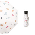 Women Compact Rain Paraguas 5 Fold Mini Pocket Folding Promotional Gift Custom Print Cheap Capsule Umbrella